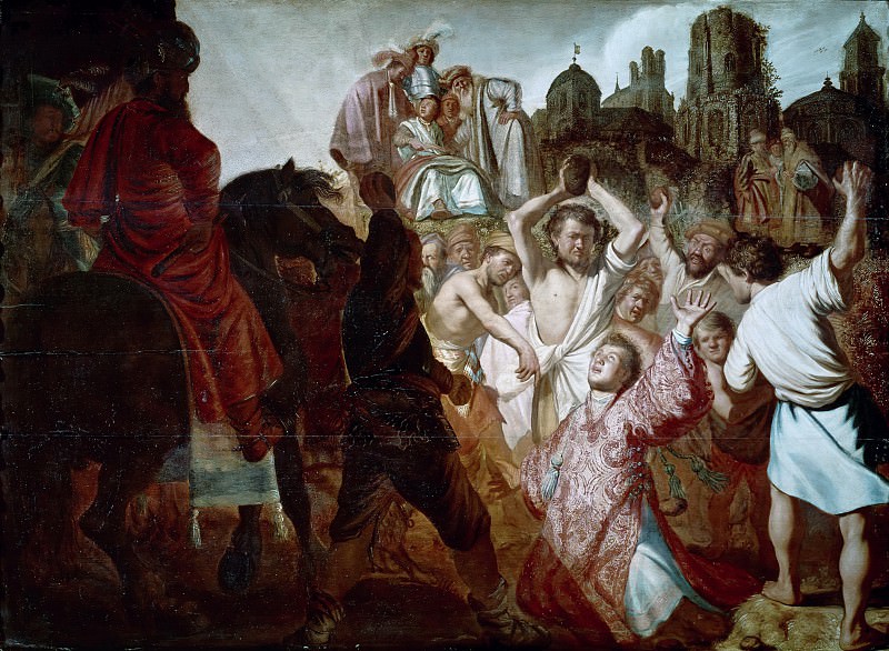 Побиение камнями святого Стефана, Рембрандт Харменс ван Рейн