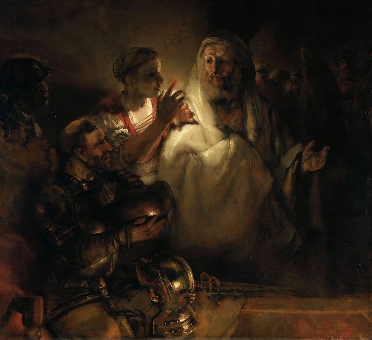 Отречение святого Петра, Рембрандт Харменс ван Рейн