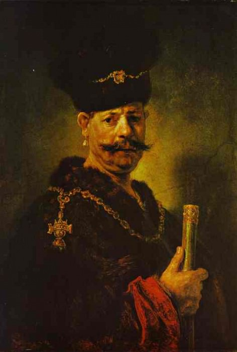A Polish Nobleman, Rembrandt Harmenszoon Van Rijn