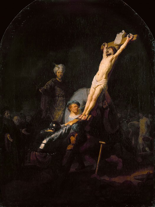 The Raising of the cross, Rembrandt Harmenszoon Van Rijn