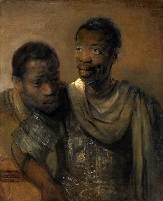 Two Negroes, Rembrandt Harmenszoon Van Rijn