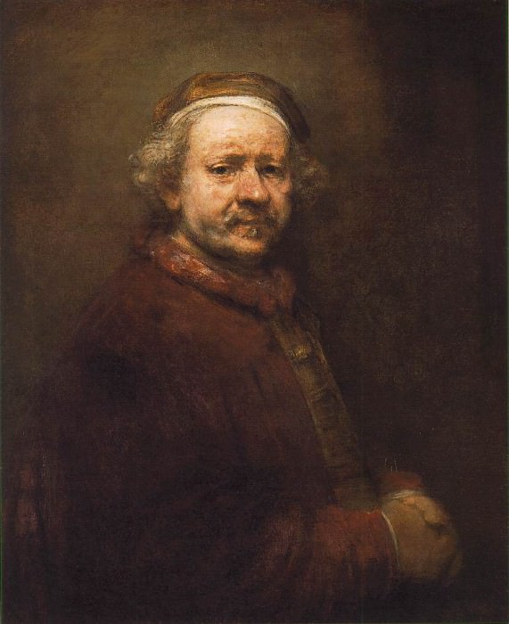 Self Portrait at the Age of 63, Rembrandt Harmenszoon Van Rijn