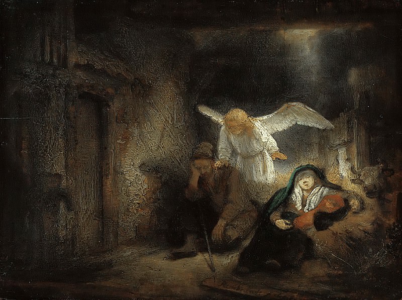 St. Josephs Dream, Rembrandt Harmenszoon Van Rijn