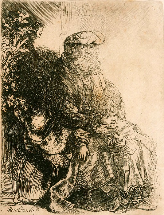 Jacob and Benjamin, Rembrandt Harmenszoon Van Rijn