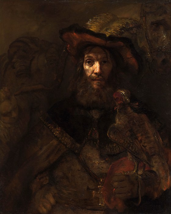 Рыцарь с соколом, Рембрандт Харменс ван Рейн