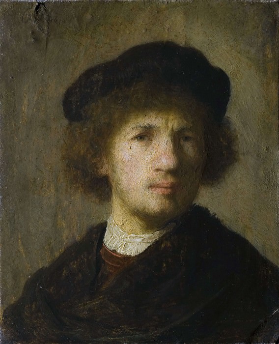 Selfportrait, Rembrandt Harmenszoon Van Rijn