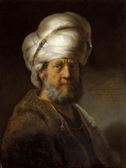 Portrait of a Man in an Oriental Costume, Rembrandt Harmenszoon Van Rijn