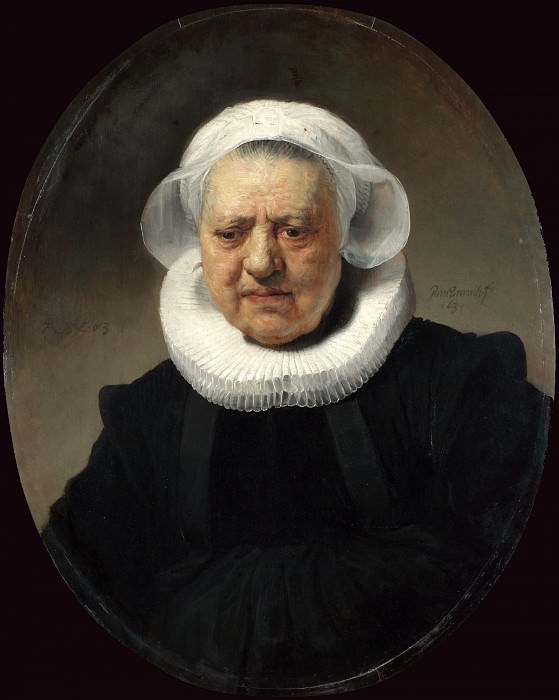 Portrait of Aechje Claesdr, Rembrandt Harmenszoon Van Rijn