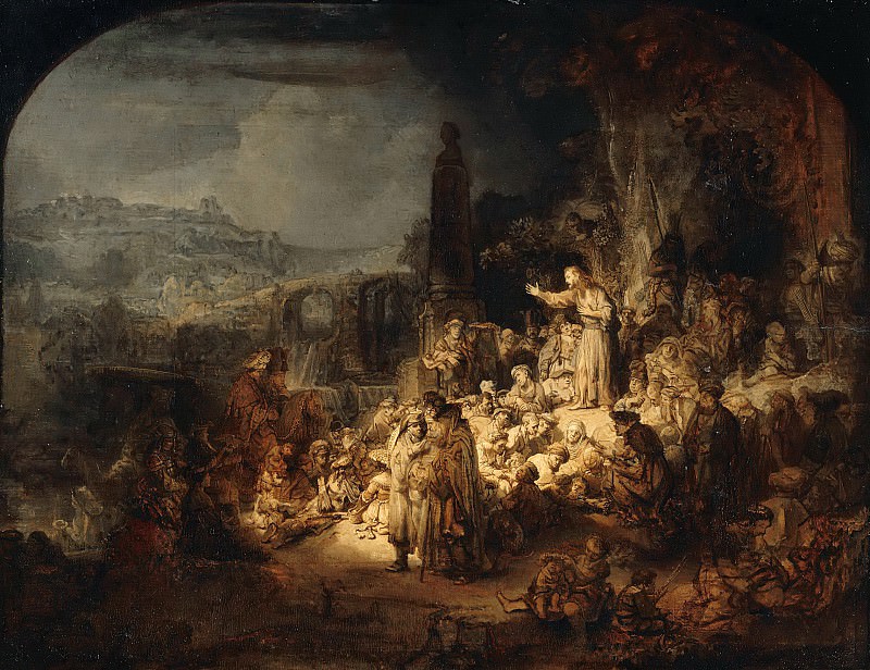 Проповедь Иоанна Крестителя, Рембрандт Харменс ван Рейн