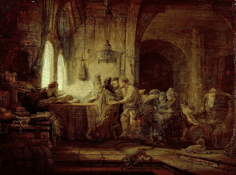 The Parable of the Laborers in the Vineyard, Rembrandt Harmenszoon Van Rijn