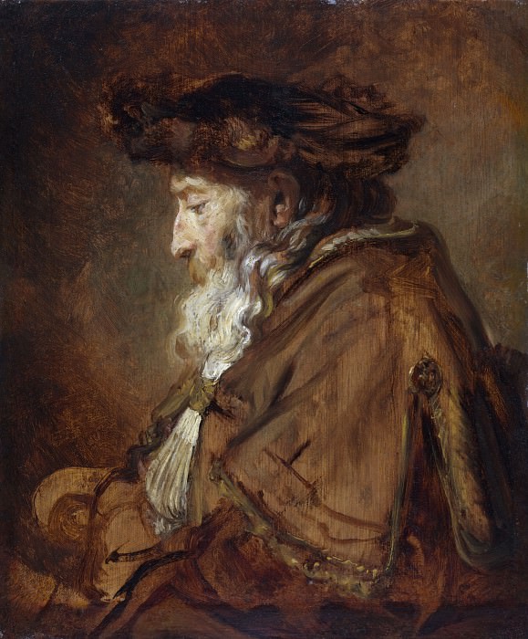 Портрет старика в профиль [приписывается], Рембрандт Харменс ван Рейн