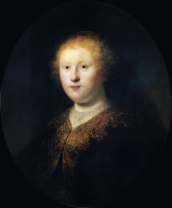 Портрет молодой женщины , Рембрандт Харменс ван Рейн