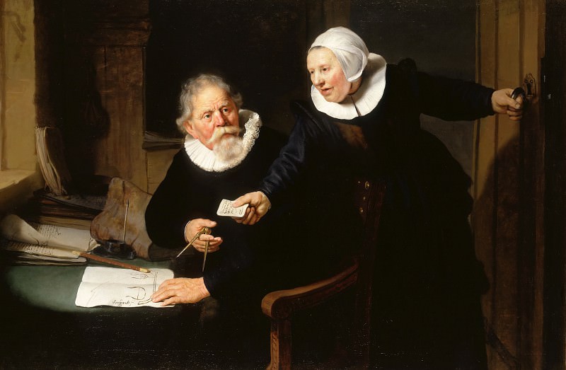 Портрет кораблестроителя Яна Рейксена с женой Греттой Янс, Рембрандт Харменс ван Рейн