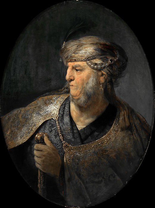 Мужчина в восточной одежде, Рембрандт Харменс ван Рейн