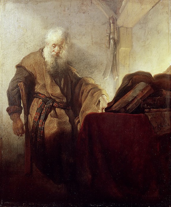 Святой Павел в раздумьях, Рембрандт Харменс ван Рейн