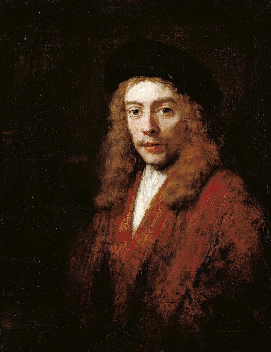 Портрет Титуса в берете , Рембрандт Харменс ван Рейн