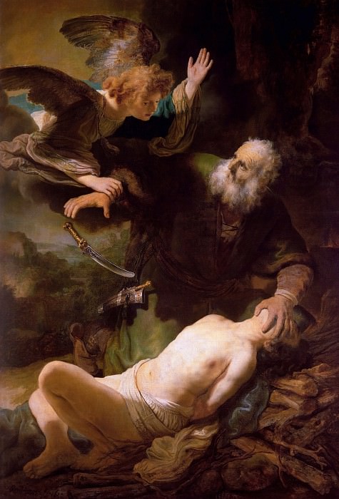 Sacrifice of Isaac, Rembrandt Harmenszoon Van Rijn