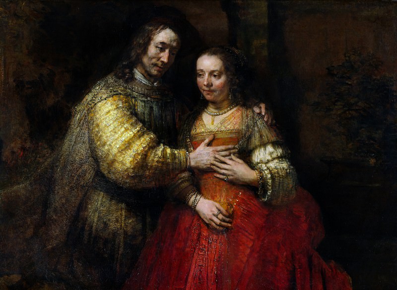 The Jewish Bride, Rembrandt Harmenszoon Van Rijn