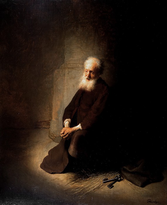 Святой Петр в тюрьме, Рембрандт Харменс ван Рейн