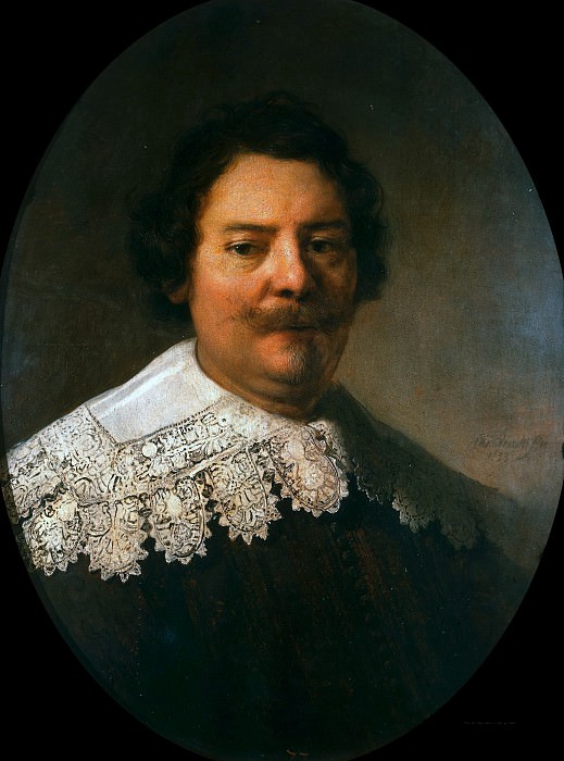 Portrait of Willem Burggraeff , Rembrandt Harmenszoon Van Rijn