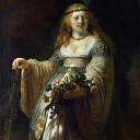 Saskia van Uylenburgh in Arcadian Costume, Rembrandt Harmenszoon Van Rijn
