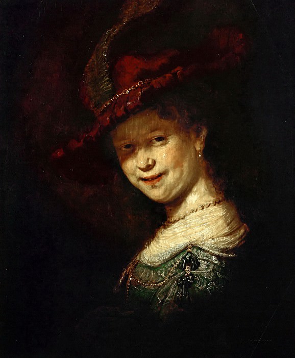 Portrait of Saskia, Rembrandt Harmenszoon Van Rijn