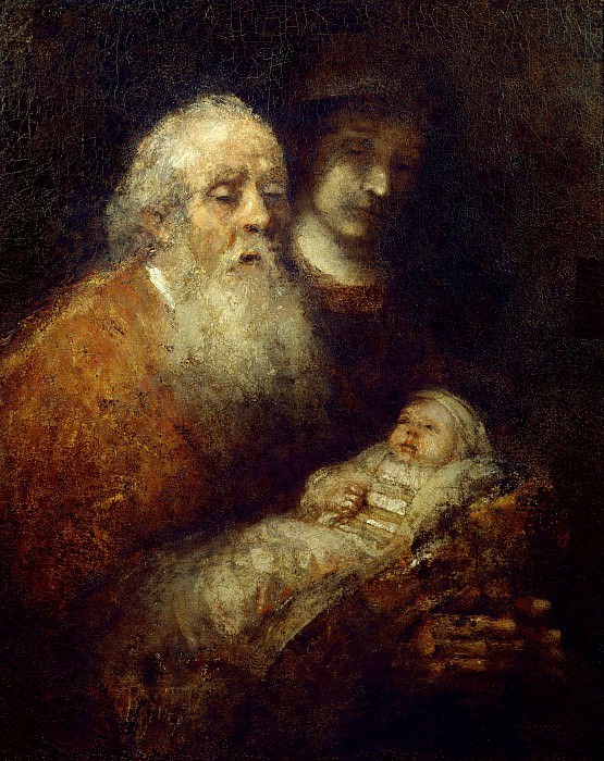 Simeon with the Christ Child in the Temple, Rembrandt Harmenszoon Van Rijn