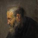 Study of an Old Man in Profile, c. 1630, Rembrandt Harmenszoon Van Rijn