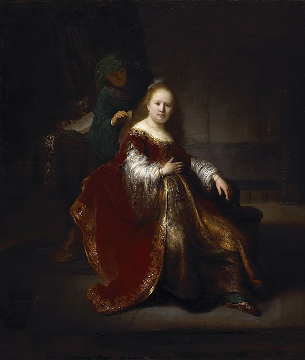 A Woman at Her Toilet, Rembrandt Harmenszoon Van Rijn