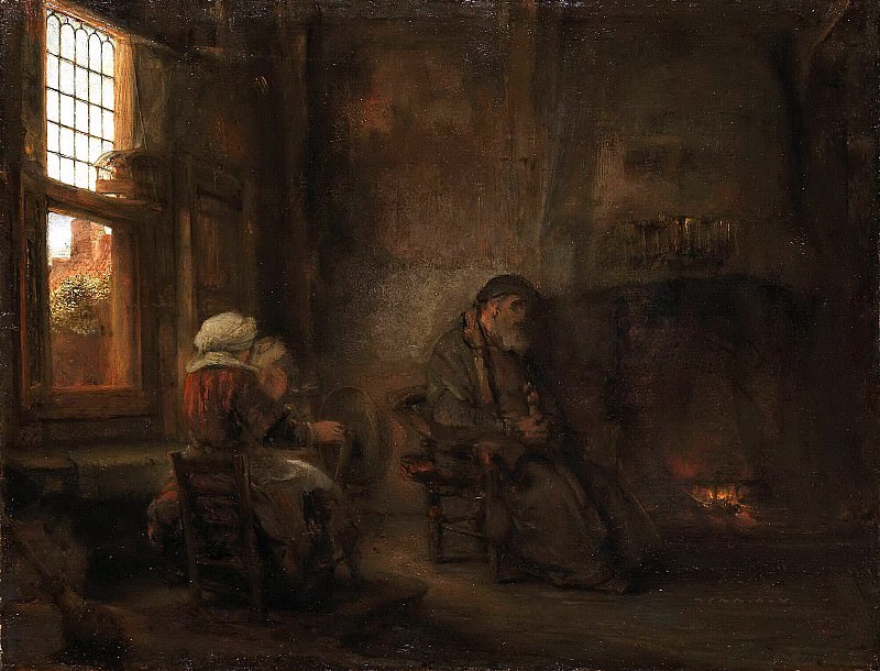 Tobit and Anna, Rembrandt Harmenszoon Van Rijn