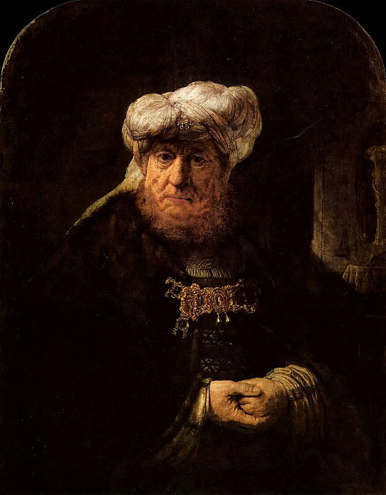 Царь Озия, пораженный проказой, Рембрандт Харменс ван Рейн