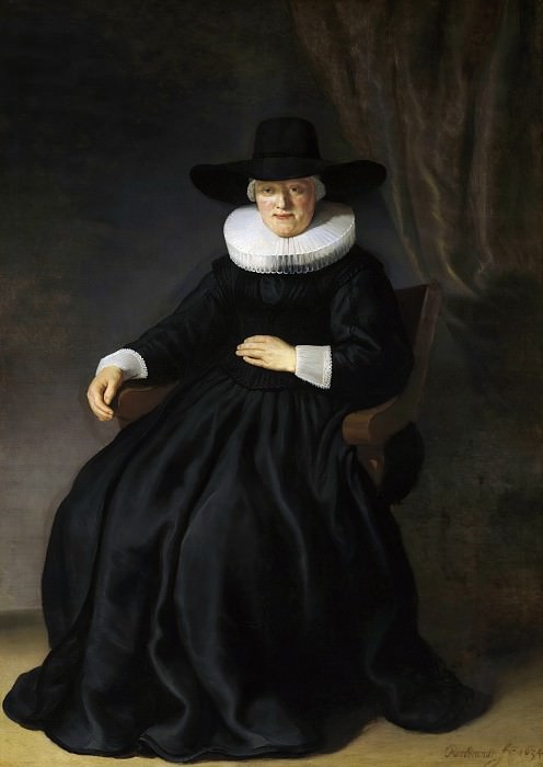 Портрет Марии Боккенолле, супруги Яна Элисона, Рембрандт Харменс ван Рейн