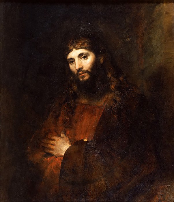 Christ with Arms Folded, Rembrandt Harmenszoon Van Rijn