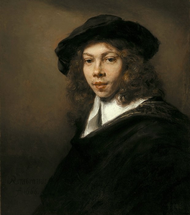 Young Man in a Black Beret, Rembrandt Harmenszoon Van Rijn