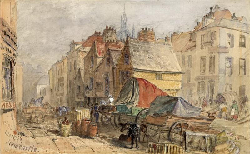 The Bigg Market, Newcastle upon Tyne, William Bell Scott