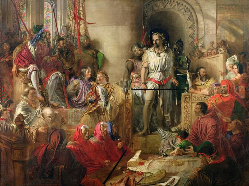 The Trial of Sir William Wallace at Westminster, William Bell Scott