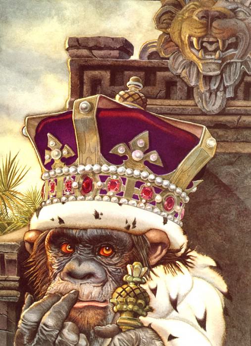 lrs Santore Charles The Monkey as King, Charles Santore