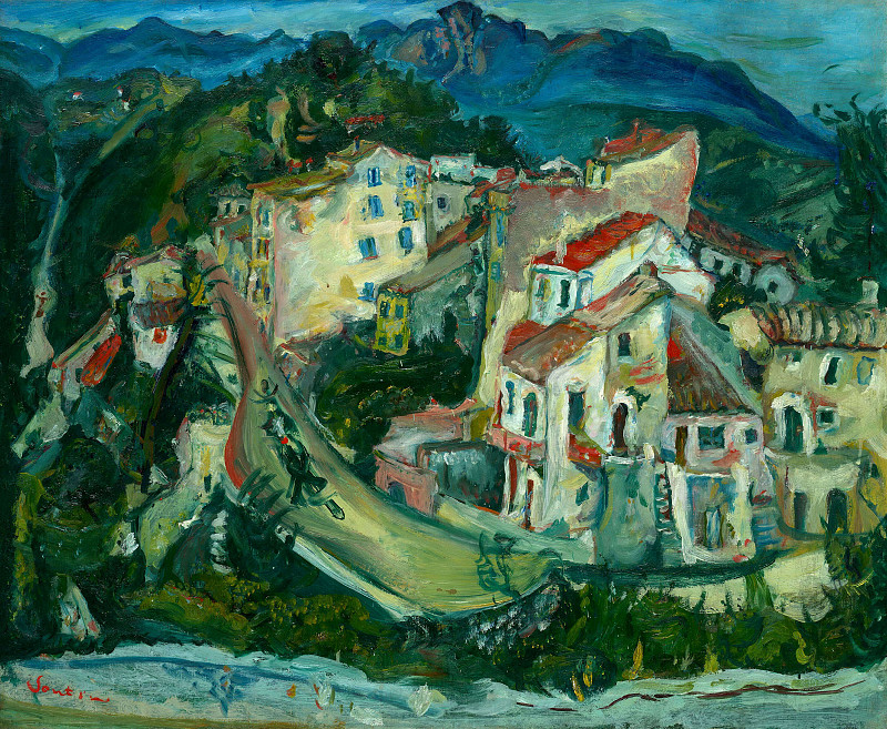 Landscape at Cagnes, Chaïm Soutine