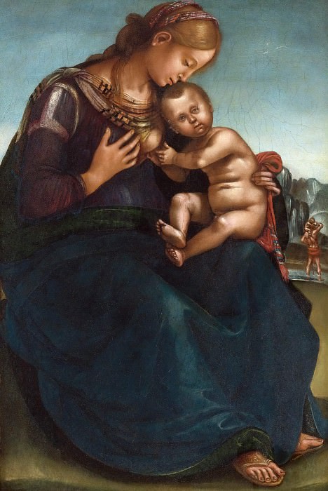 THE MADONNA AND CHILD, Luca Signorelli