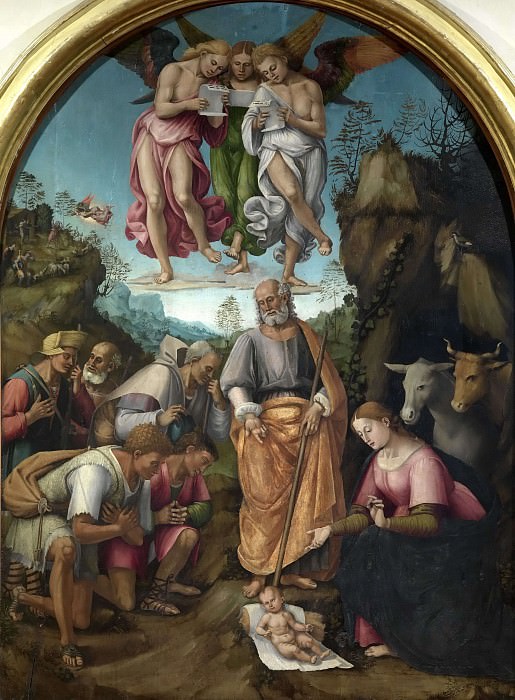 Adoration of the shepherds, Luca Signorelli