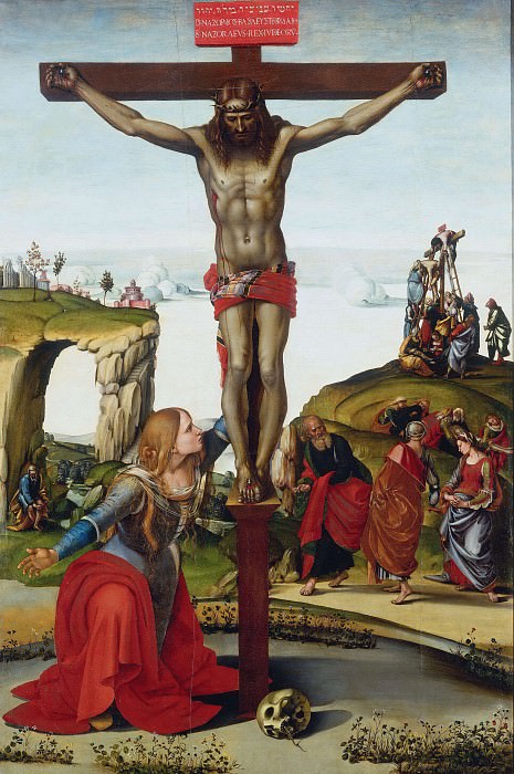 The Crucifixion with St. Mary Magdalen