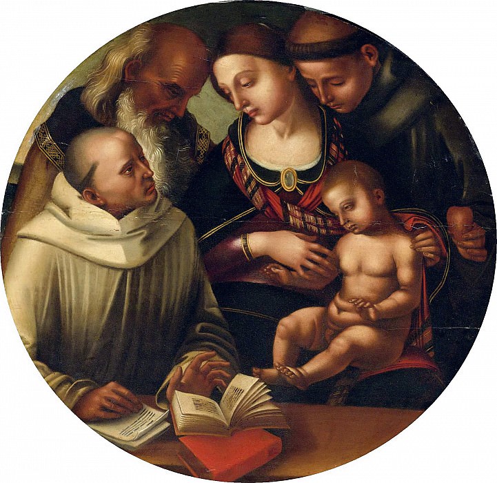 Мадонна с Младенцем и святые, Лука Синьорелли