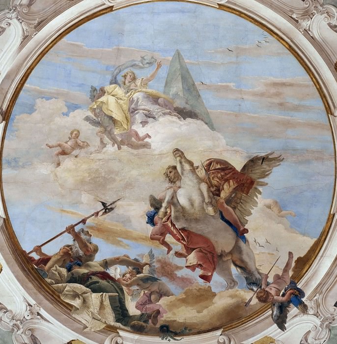 Bellerophon on Pegasus, Giovanni Battista Tiepolo