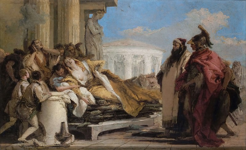 Death of Dido, Giovanni Battista Tiepolo