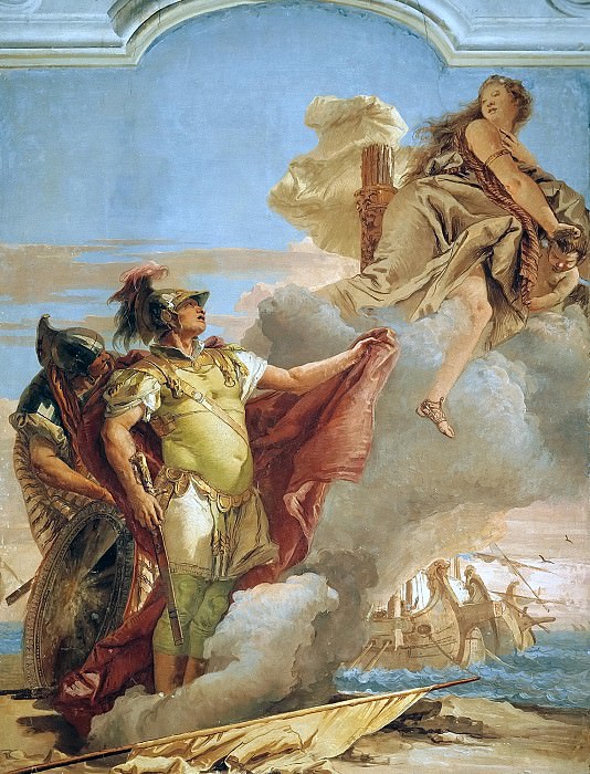 Venus Appearing to Aeneas on the Shores of Carthage, Giovanni Battista Tiepolo