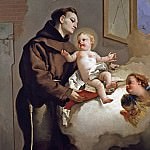 San Antonio de Padua con el Niño Jesús, Giovanni Battista Tiepolo