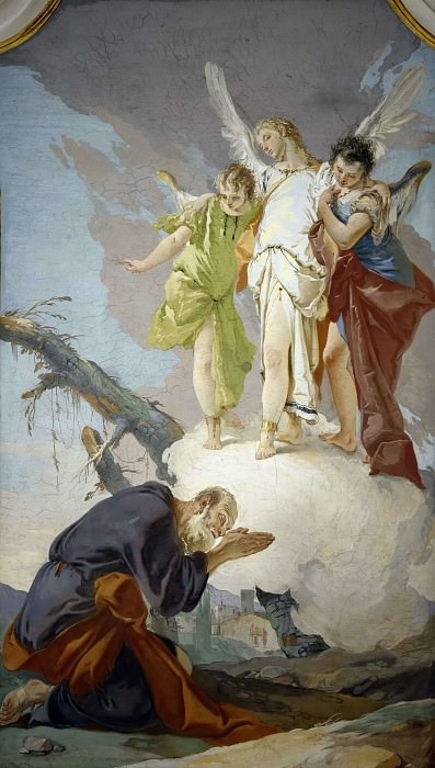 The Three Angels Appearing to Abraham, Giovanni Battista Tiepolo