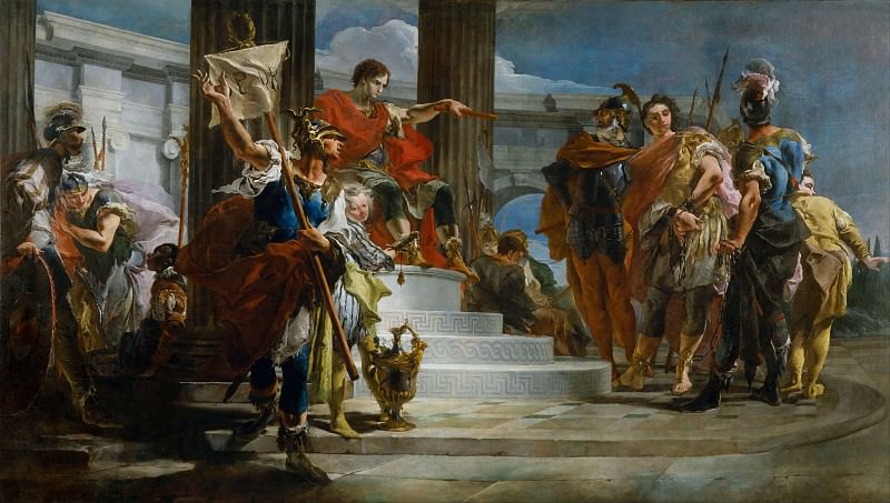 Scipio Africanus Freeing Massiva, Giovanni Battista Tiepolo