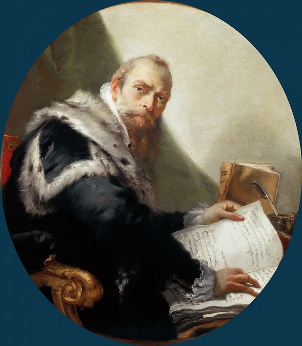 Antonio Riccobono, Professor of Eloquence at the University of Padua, Giovanni Battista Tiepolo