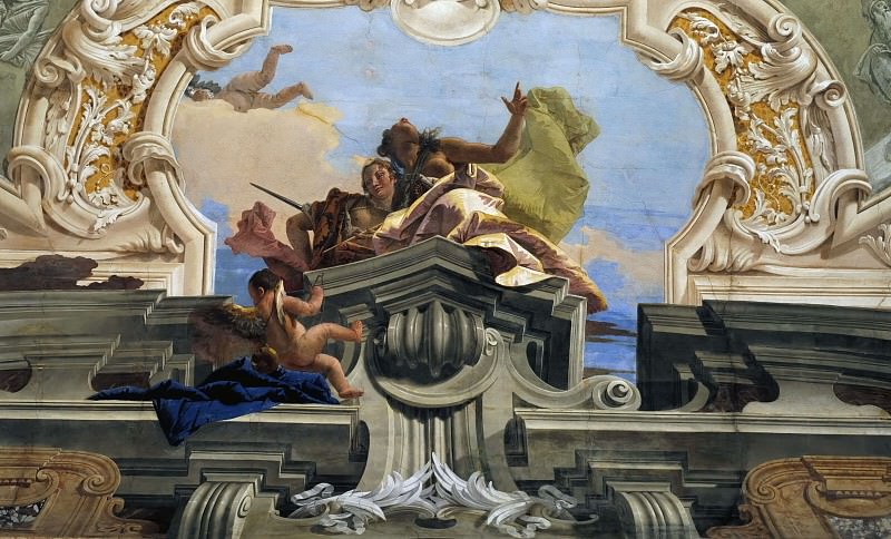 Justice allows Harmony to Triumph, Giovanni Battista Tiepolo